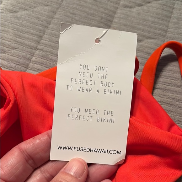 Vibrant Red Bikini Top - Picture 3 of 3